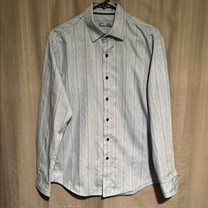 Tasso Elba Striped Dress Shirt